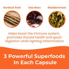INFINITE AGE 1250mg Sea Moss Advanced Superfood Capsules, 60 Count - High-Pot...