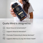 Qualia Mind 2.0 Nootropic Brain Supplement Focus Memory Energy 120 Capsules