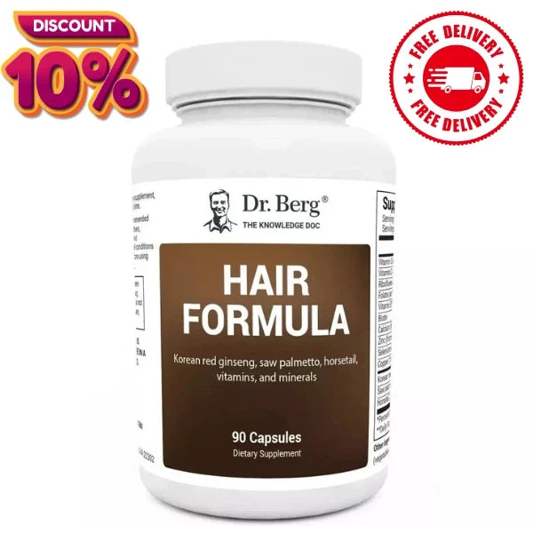 Dr. Berg All-In-One Vitamins for Hair, Skin, & Nails - Advanced Formula with ...