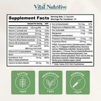 VITAL NUTRITIVE Vital Hair Complex – Biotin & Vitamin B Hair Vitamins for Wom...