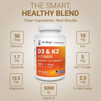 Dr. Berg maximum Strength 7in1 Vitamin D3 K2 5000 IU | Naturally Derived D3 |...