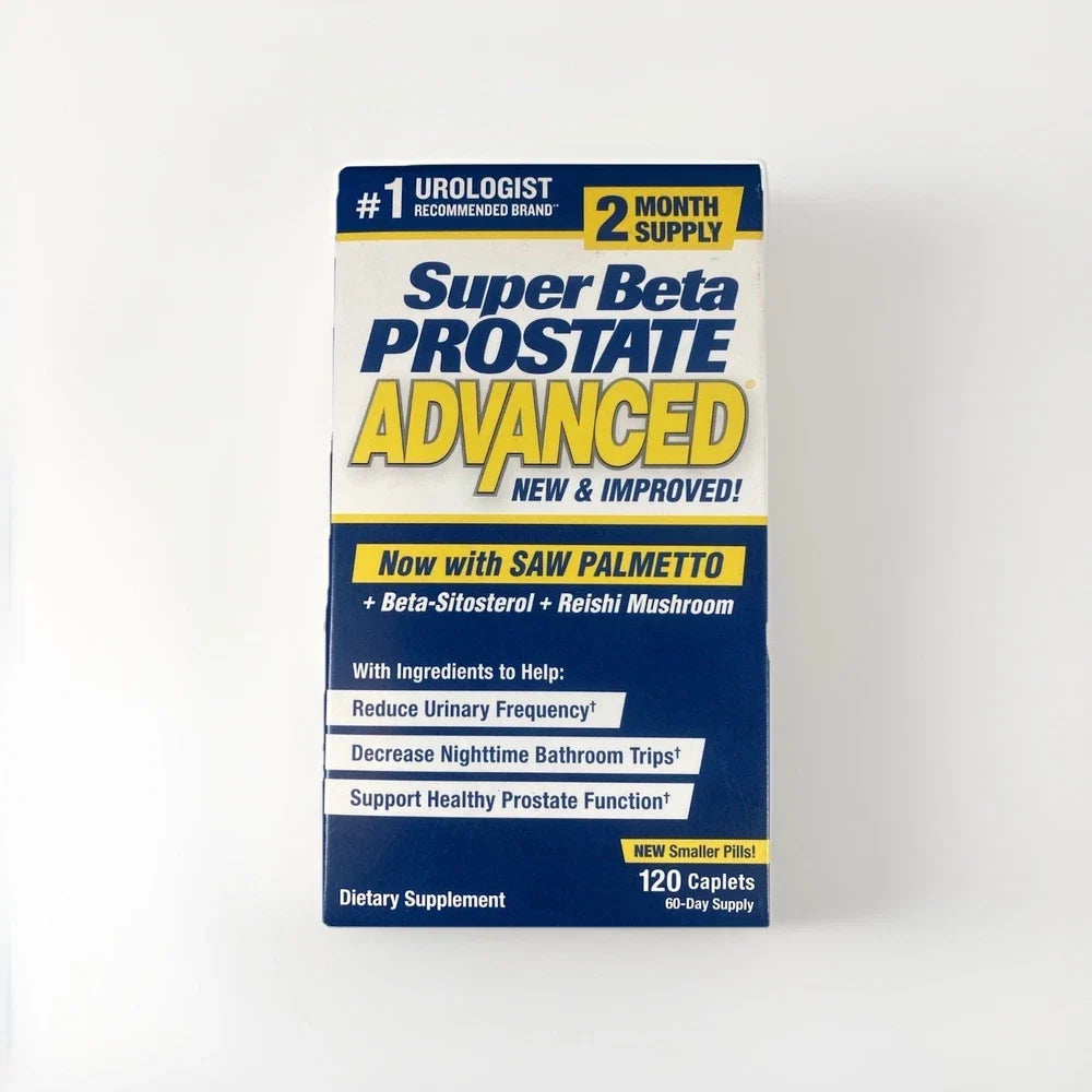 SuperBeta Prostate Advanced w/ Saw Palmetto Dietary Supplement 120 Cap.