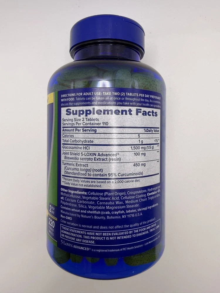 Osteo Bi-Flex 220 ct Triple Strength Turmeric Joint Health Supplement
