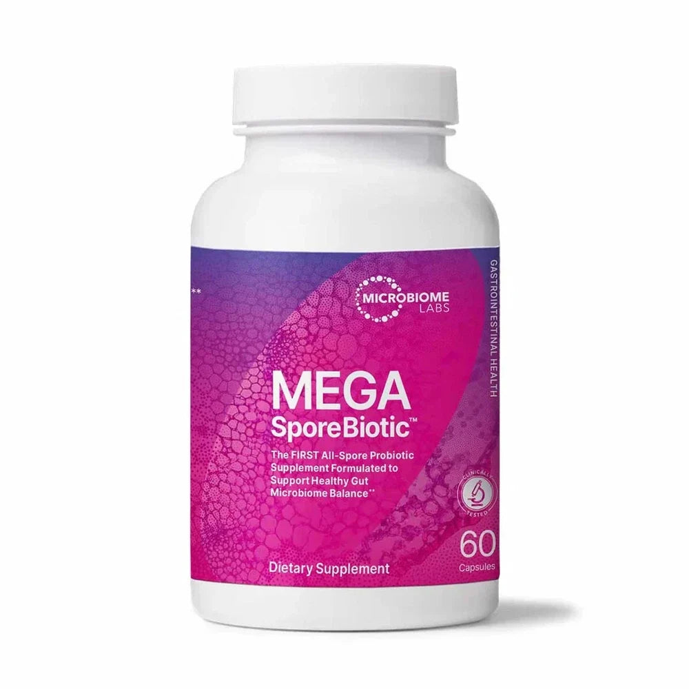 Mega Sporebiotic 180 Capsules Microbiome Gut Health Probiotic Men And Women 2025