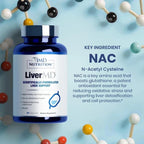 1MD Nutrition LiverMD - Liver Support Supplement | Siliphos Milk Thistle Extract