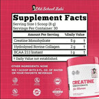 Creatine 5000mg Monohydrate suitable for Women 2g Collagen & 1g BCAA – 240g (2 P