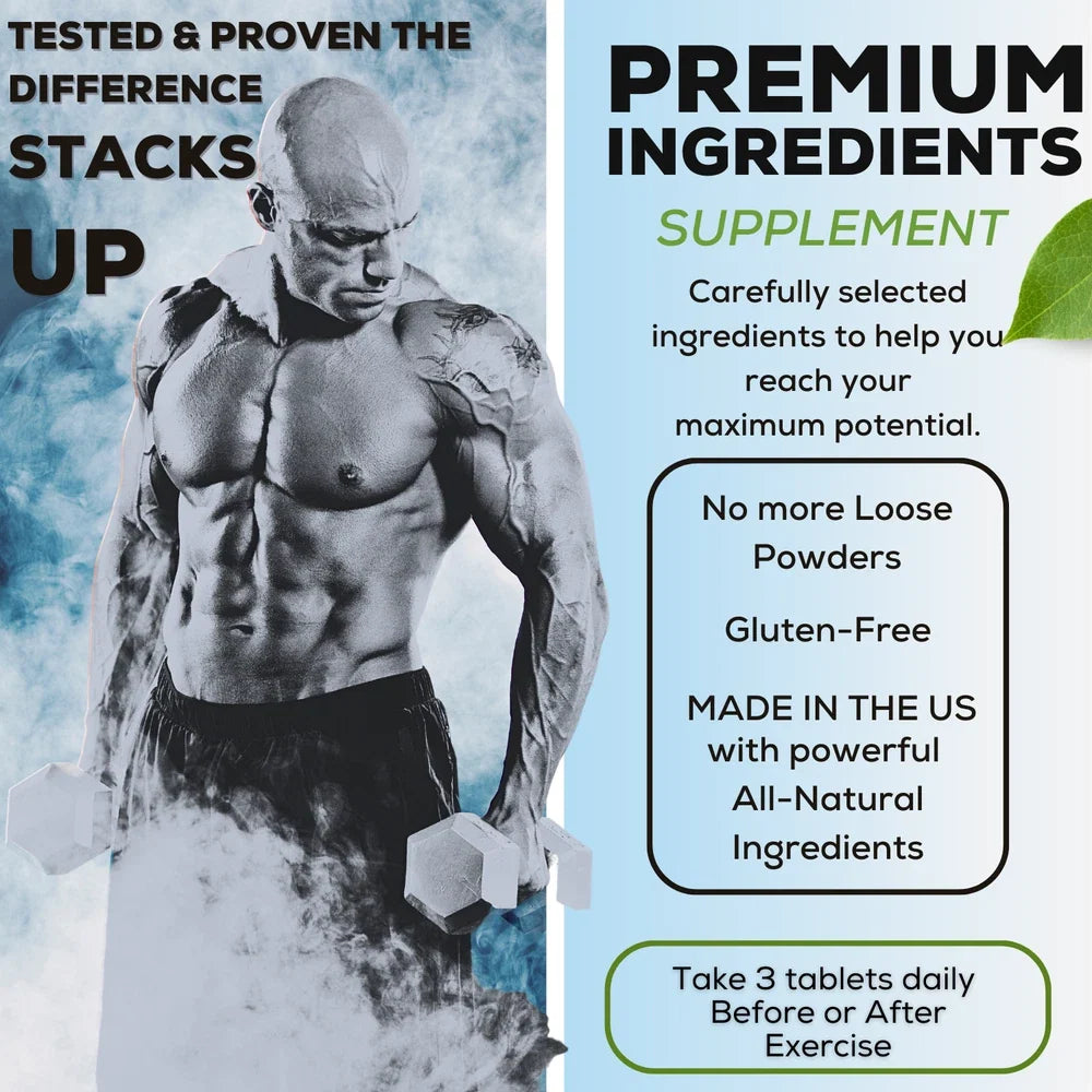 Nitric Oxide Booster 3150MG | ULTIMATE Muscle Growth, Endurance and Performance