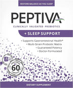 Peptiva 26 Billion CFU Probiotic & Sleep Support - Clinically Validated Multi-St