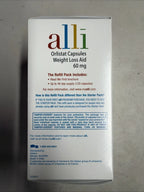Orlistat 60 mg Weight Loss Aid 120 Capsules Refill Pack New in Box Exp. 10/2027+