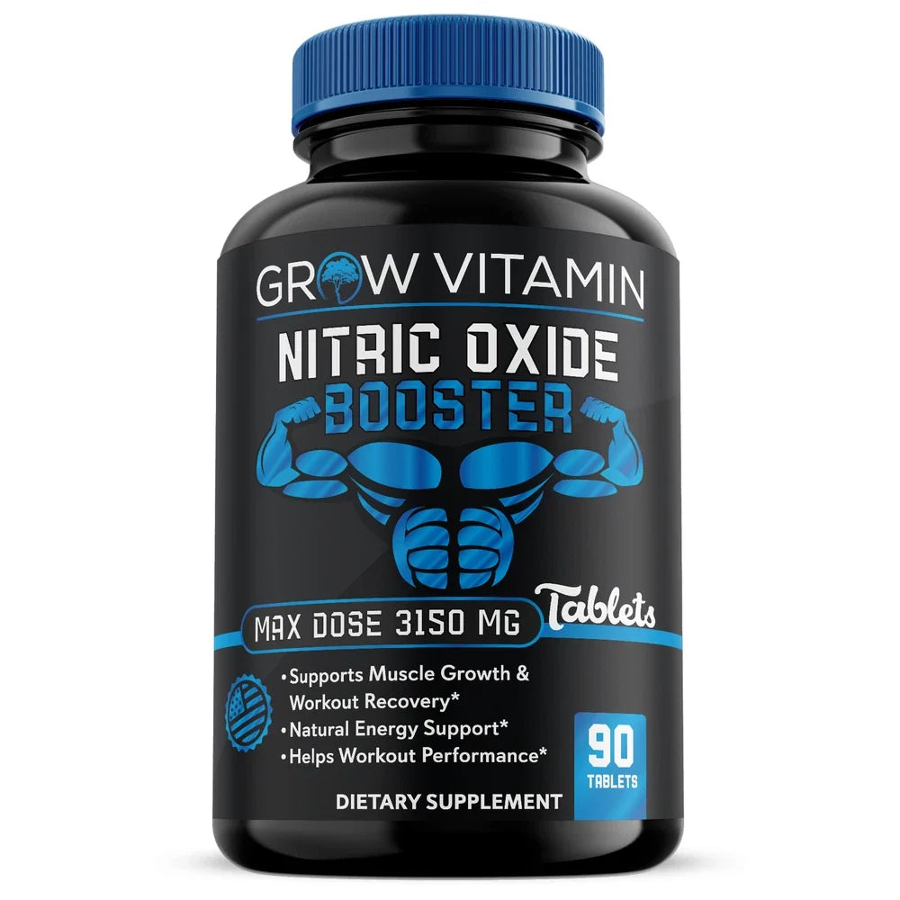 Nitric Oxide Booster 3150MG | ULTIMATE Muscle Growth, Endurance and Performance