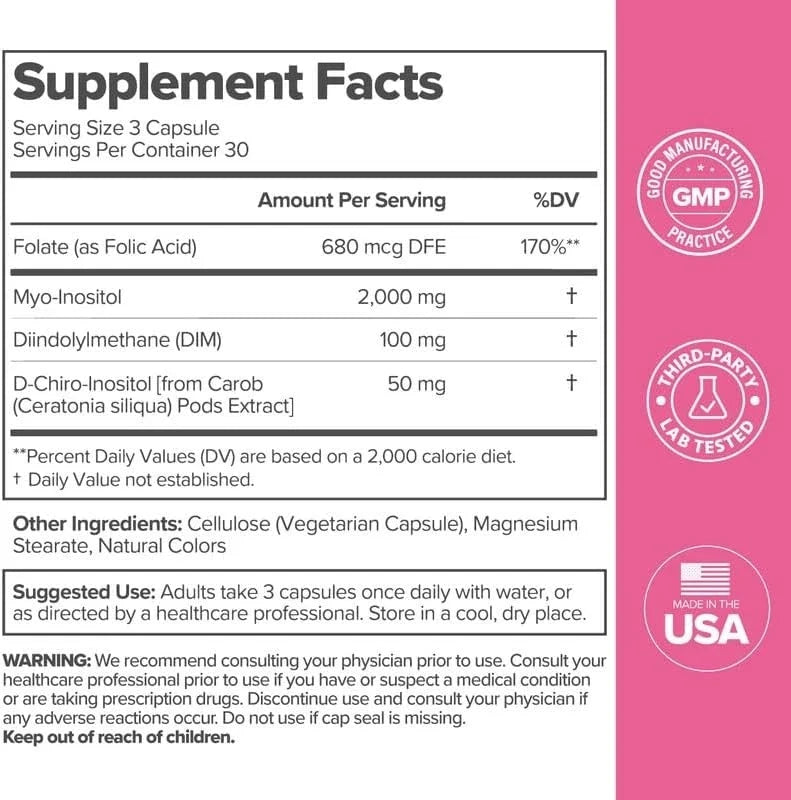FLO Ovarian Support Capsules – Women’s Hormone Balance, PMS Relief, Vegan