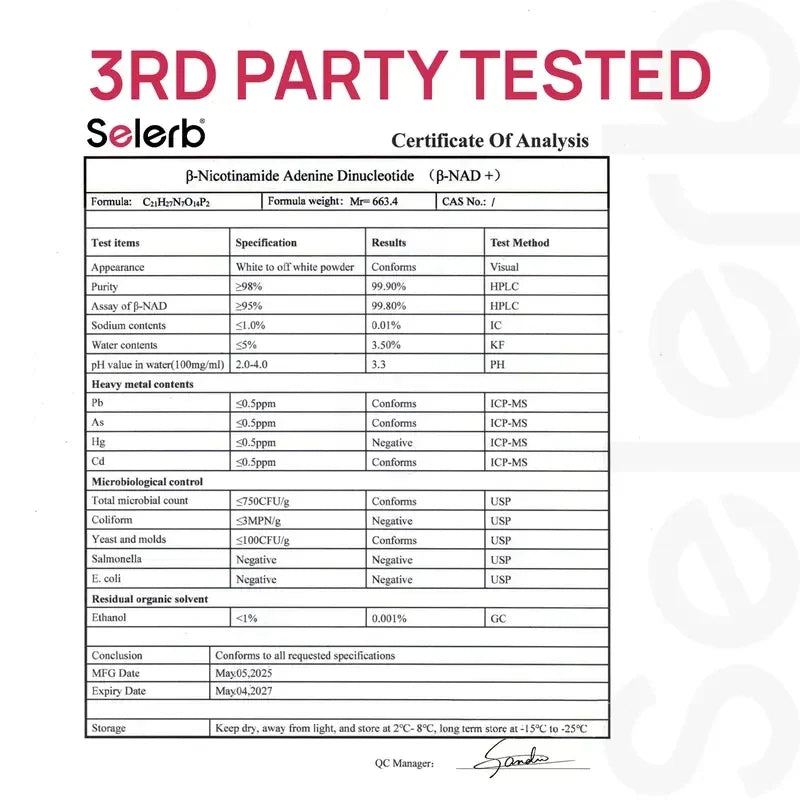 Selerb NAD+ Supplements designed for-Energy Health Skin Nicotinamide Riboside 60