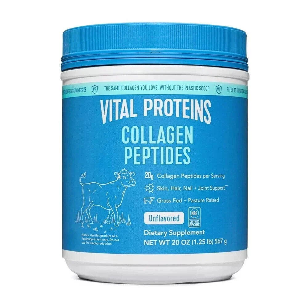 Vital Proteins Collagen Peptides Dietary Supplement Unflavored Powder 20 OZ