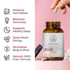 Happy Mammoth Hormone Harmony 72 Vegan Capsules Women's Hormone Balance Support