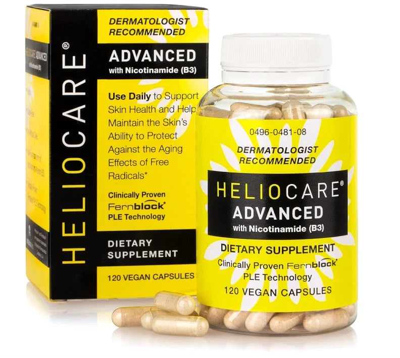 Heliocare Advanced Niacin B3 Supplement 120 Capsules – 240mg Fernblock PLE