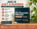 NAD+ Supplement for Anti-Aging Energy Focus & Nicotinamide Riboside Resveratrol