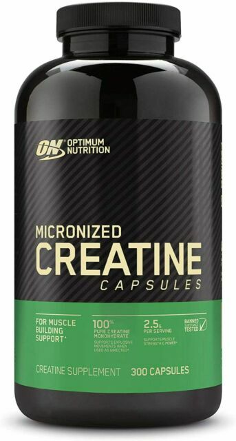 Optimum Nutrition Creatine Monohydrate Capsules - 300 Capsules