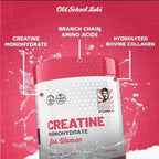 Creatine 5000mg Monohydrate suitable for Women 2g Collagen & 1g BCAA – 240g (2 P