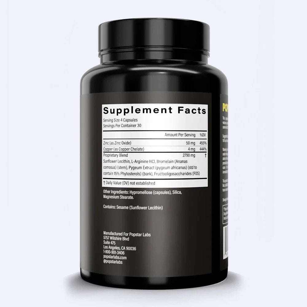 POPSTAR Semen Volume Supplement-Men's Semen Health & Fertility-Doctor Formulated