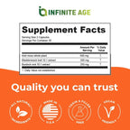 INFINITE AGE 1250mg Sea Moss Advanced Superfood Capsules, 60 Count - High-Pot...