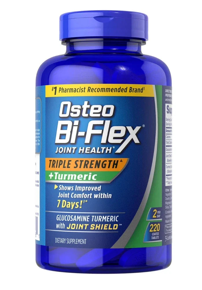 Osteo Bi-Flex 220 ct Triple Strength Turmeric Joint Health Supplement