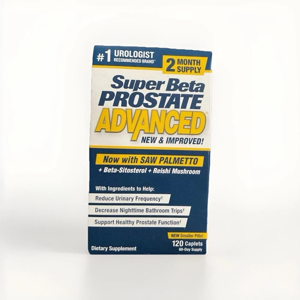 SuperBeta Prostate Advanced w/ Saw Palmetto Dietary Supplement 120 Cap.