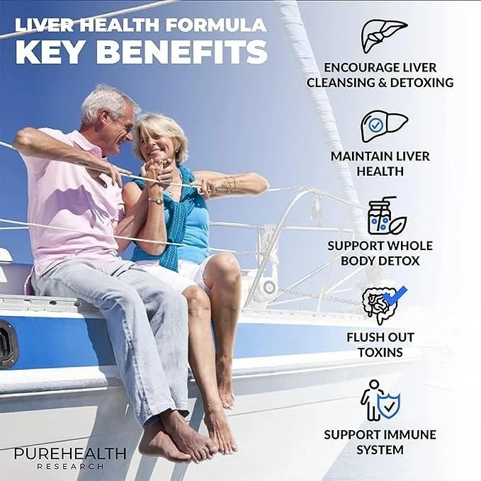 PUREHEALTH RESEARCH Liver Health – Liver Cleanse Detox & Repair with Artichoke