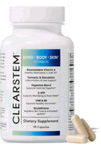 CLEARSTEM - MIND, BODY, SKIN Hormonal Acne Supplement 5-HTP Natural DIM 90 Count