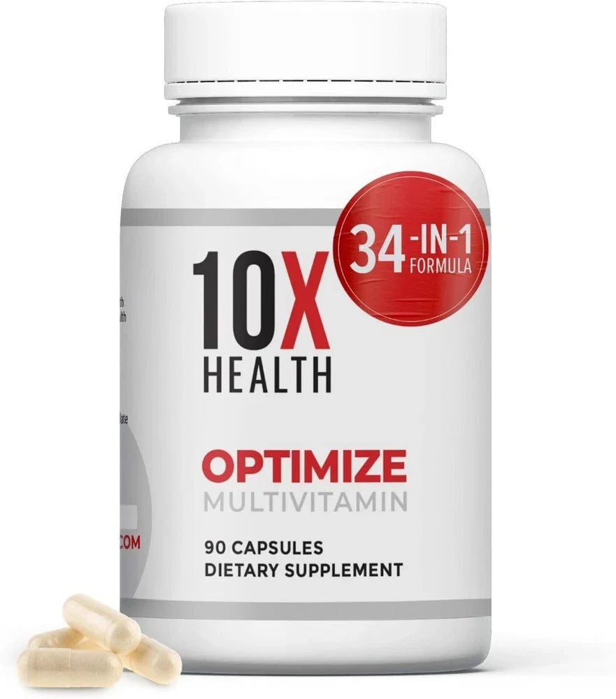 US 3 Pack 10X Health Optimize Methylated Multivitamin 90 Capsules Free Ship