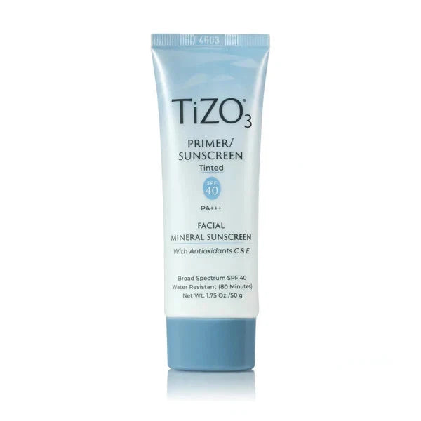 TiZO 3 Tinted Facial Mineral Sunscreen & Primer SPF 40 PA+++ | 1.75 oz (50g)