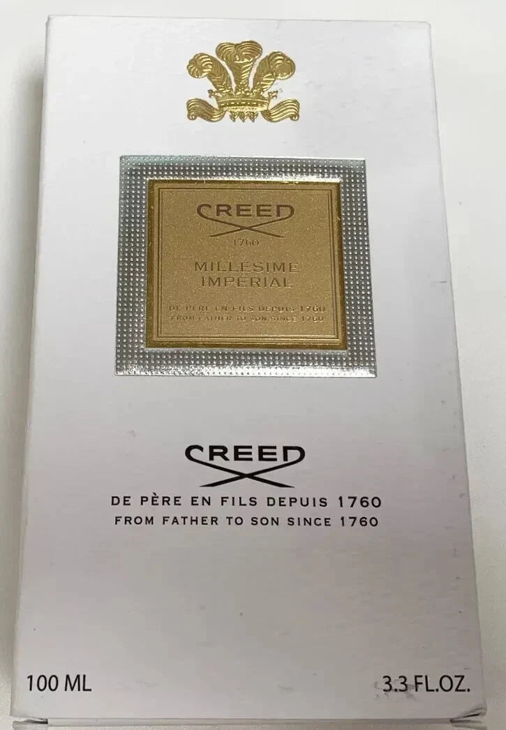 Hub Wavy Creed Millésime Impérial unisex fragrance bottle, 3.4 oz / 100 ml, with elegant packaging and luxury design.