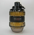 Viktor & Rolf Spicebomb men's fragrance bottle, 3 oz / 90 ml, in sleek packaging, representing luxury and authentic scent.