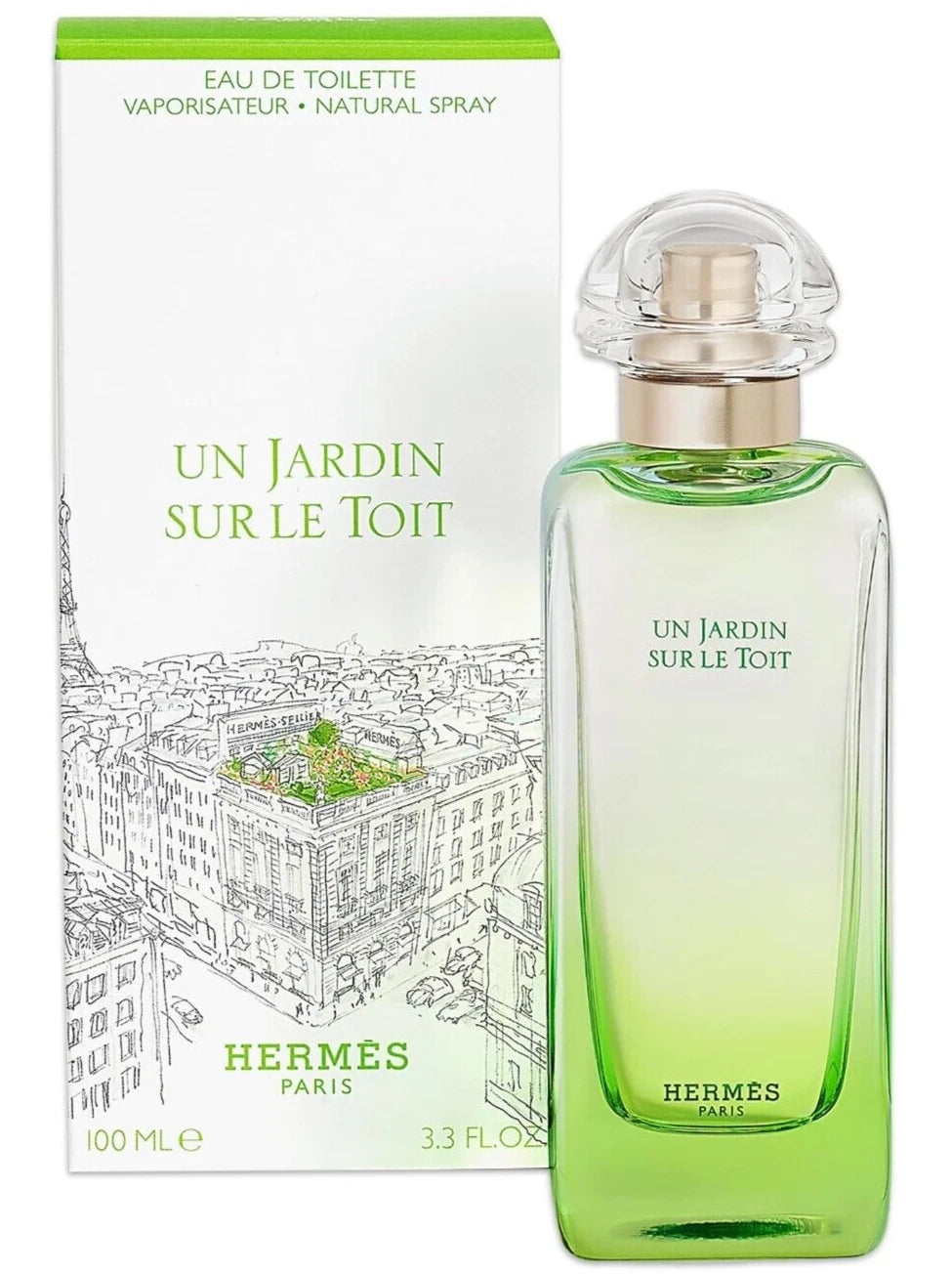 Hermès Un Jardin Sur Le Toit Eau de Toilette Spray for Men and Women 3.4 oz / 100 ml
