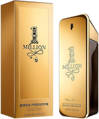 Paco Rabanne 1 Million 3.4 oz (100 ml) – Luxury Long Lasting Woody Fresh Perfume for Men