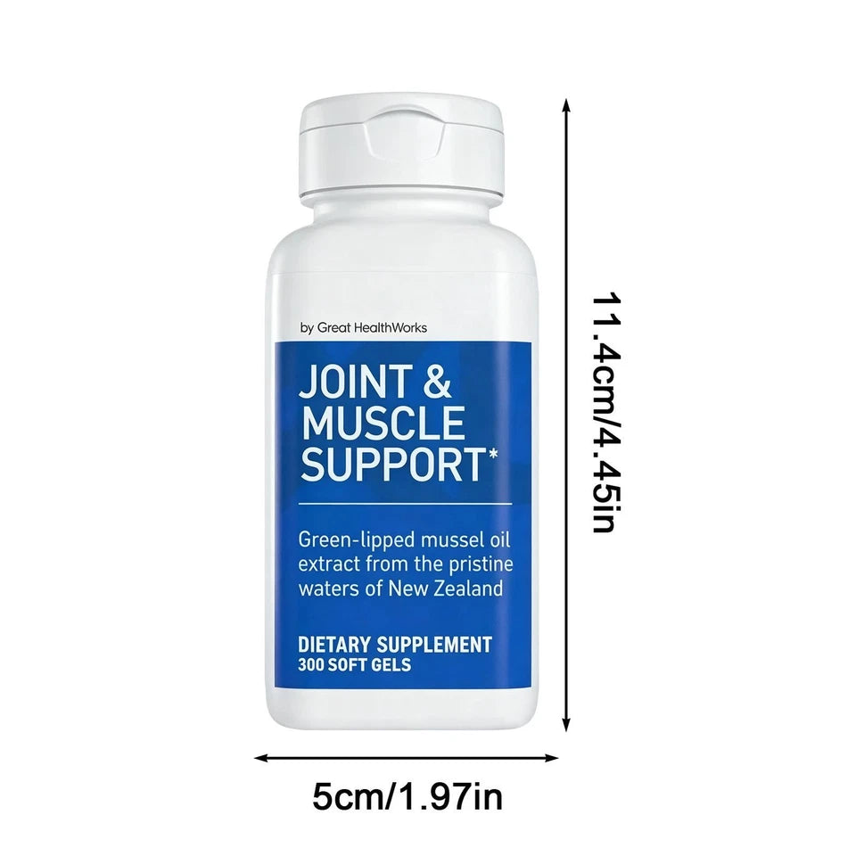 OmegaXL 300 Capsules – Green Lipped Mussel Omega-3 Joint & Muscle Support Supplement