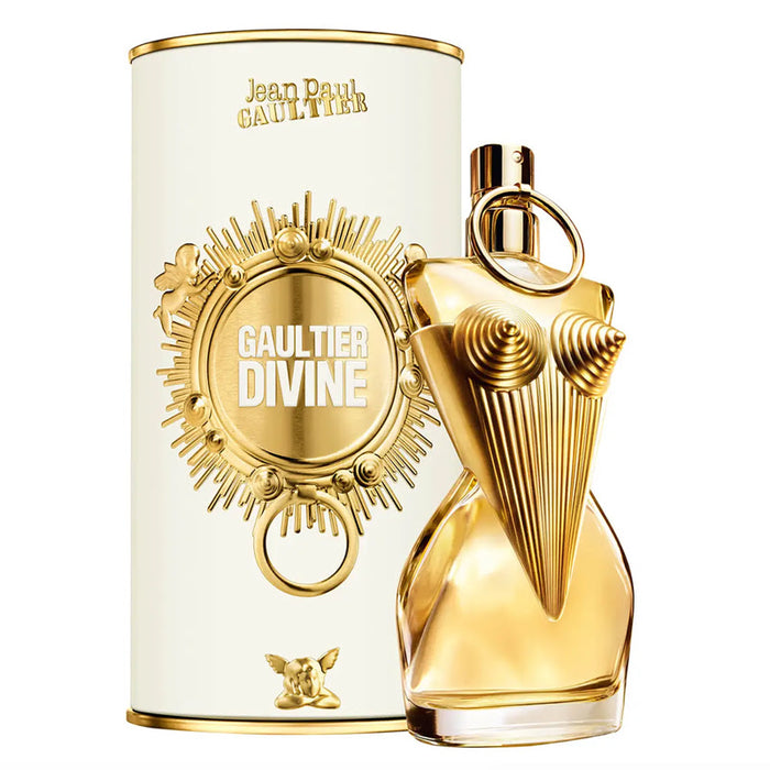 Jean Paul Gaultier Gaultier Divine 100ml luxury women's perfume bottle with elegant packaging, showcasing the fragrance's sophisticated design.
